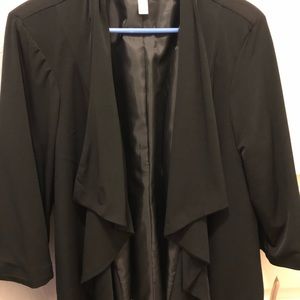 Dressbarn Jacket Black Size 14/16 Woman